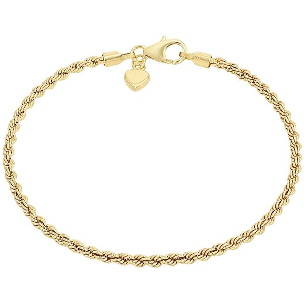 Armband Amor "Herz", Gold (Gelbgoldfarben), ArmbäNder, Damen, 16Cm, Gelbgold 375, Armband, Made In Germany-image