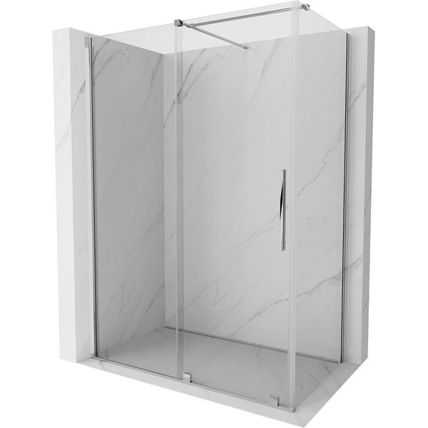 Mexen Velar Cabina Doccia Scorrevole 150 X 70 Cm, Trasparente, Cromo - 871-150-070-01-01-image
