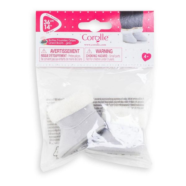 Scarpe Per Bambole Corolle Grigio - Accessori Per Bambole 36 Cm-image