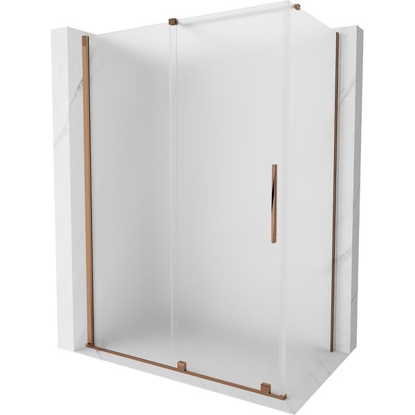 Mexen Velar Cabina Doccia Scorrevole 150 X 90 Cm, Brina, Oro Rosa - 871-150-090-31-60-image