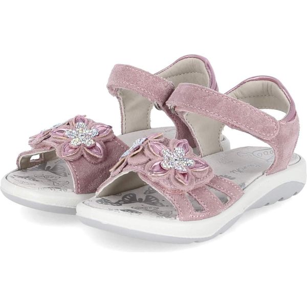 Lurchi Bambina Sandali Sandali Forina Rosa Camoscio Dimensioni: 26-image