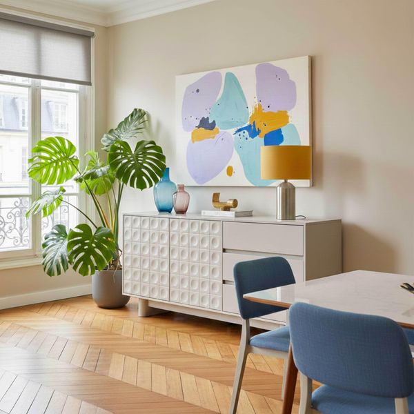 Credenza Moderna Rettangolare L160 Cm Beige - Oviala Octave-image