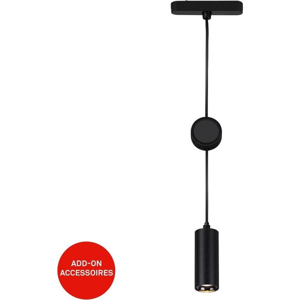 Sistema Di Binari Briloner Luxtrail, Luce A Sospensione Led, Regolabile In Altezza, Nero-image