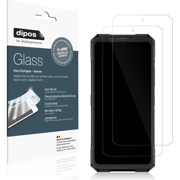 2X Pellicola Protettiva Per Doogee Blade Gt Pro Protezione Vetro Flessibile 9H Dipos-image
