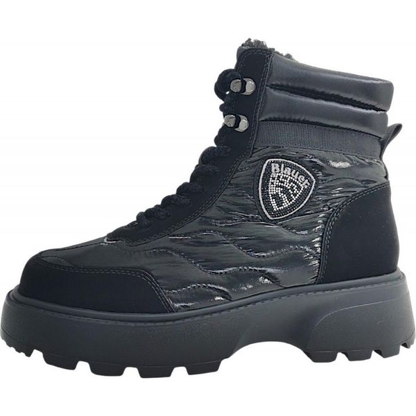 Blauer Usa Blanca, Stivali Stringati Da Donna In Nero, Misura 37-image