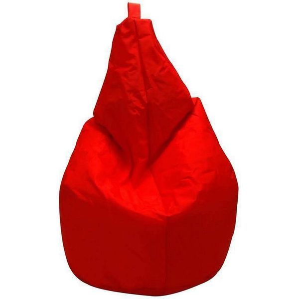 Talamo Italia Pouf Angillina 80X80X120H Cm Rosso, Rosso Forma Sacco Italy-image