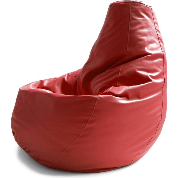 Talamo Italia Pouf Asino 70X70X110H Cm Rosso, Rosso Forma Sacco Italy-image