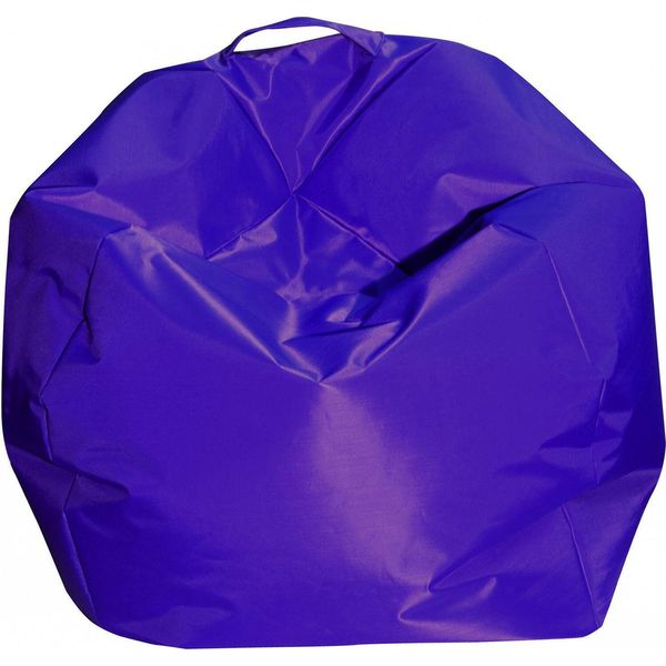 Talamo Italia Pouf Ascia 65X65X50H Cm Viola, Viola Forma Sacco Italy-image
