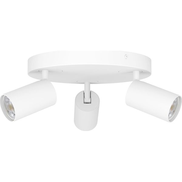 Eglo 900338 TELIMBELA-Z Led GU10 Tripla Plafoniera 3X4,9W Ø250Mm Bianco Dimmerabile-image