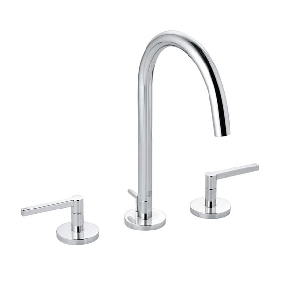 Kludi Nova Fonte Puristic MéLangeur De Lavabo à Trois Trous, PoignéEs Papillon, Orientable, Avec Vidage, 201430515, 201430515-image
