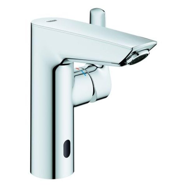 Grohe Eurosmart Mitigeur Monocommandé Pour Lavabo, M-Size, Saillie 122Mm, Vidage Push-Open, DéClenchement Sans Contact, Alimentation Par Pile, 23975003, 23975003-image