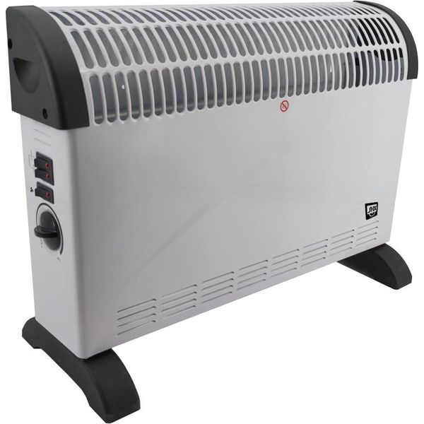 Shx SHX08TKV2000 Riscaldatore A Convettore Con Turboventilatore 2000W, Bianco/Nero-image