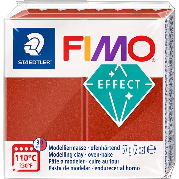 Fimo 8010-27 Argilla Da Modellare Fimo Effect, Rame Metallico, 57 G-image