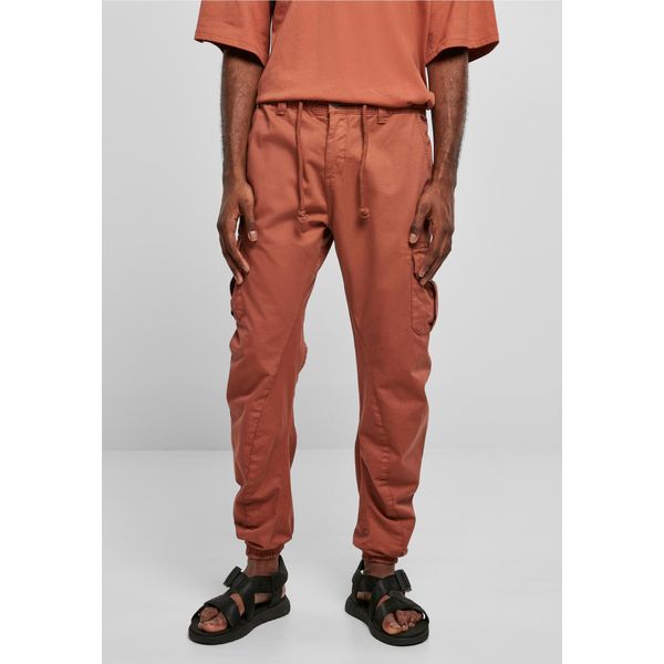 Urban Classics TB1268 | Pantaloni Da Jogging Cargo Da Uomo - Colore: Terracotta - Taglia: S-image