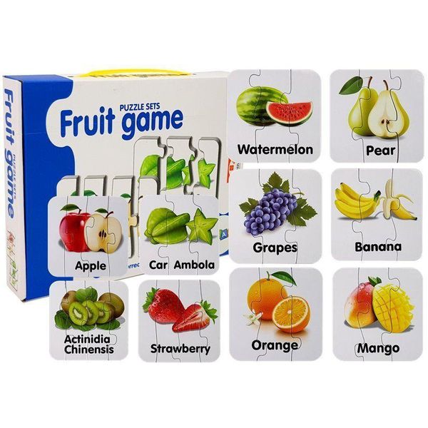 Puzzle Di Apprendimento Della Frutta 10 Connessioni-image