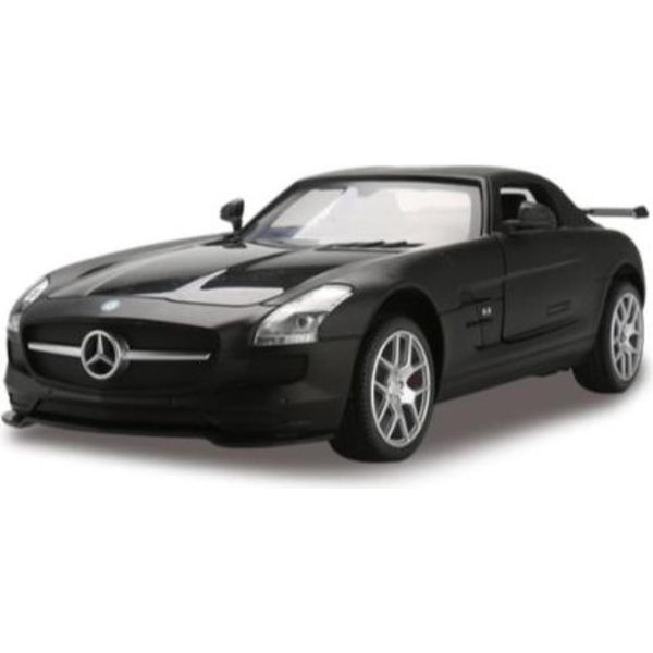 Auto Telecomandata Mercedes-Benz 1:14 2.4G Sls Amg Con Licenza Ufficiale, Telecomando A 2,4 Ghz, Per Bambini A Partire Dai 6 Anni, Nero Opaco-image