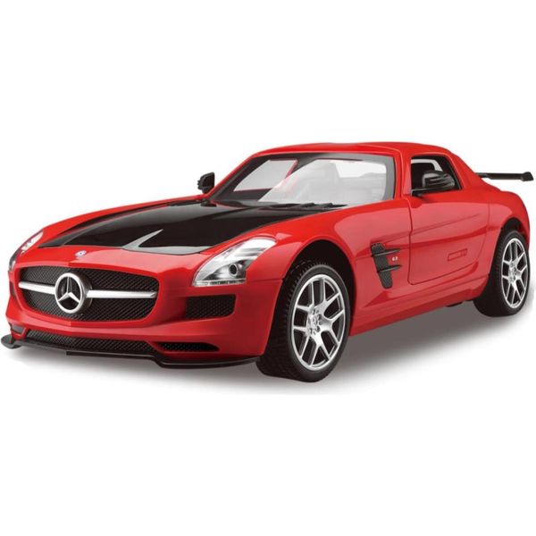 Auto Telecomandata Mercedes-Benz 1:14 2.4G Sls Amg Con Licenza Ufficiale, Telecomando A 2,4 Ghz, Per Bambini A Partire Dai 6 Anni, Rosso-image
