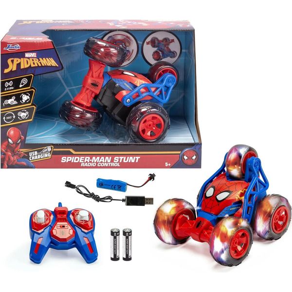 Simba Dickie Dickie Toys Rc Spider-Man, Kauko-Ohjattava Stunttiauto-image