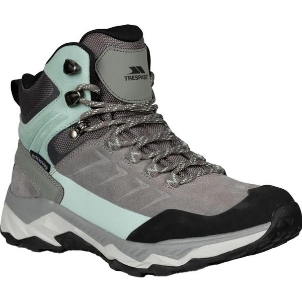 Trespass - Scarpe Da Trekking Da Donna "Ismay"", In Pelle Scamosciata TP6922 (40 Eu) (Grigio)"-image