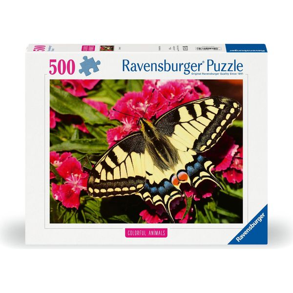 Puzzle Ravensburger 12001335, Animali Colorati - Farfalla - Puzzle Da 500 Pezzi Per Adulti E Bambini A Partire Dai 12 Anni Di Età-image