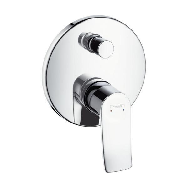 Hansgrohe Metris Miscelatore Da Incasso Per Vasca Da Bagno Set Preinstallato Cromo Con Combinazione Di Fusibili-image