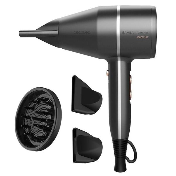 Cecotec Bamba Ionicare 5500 Powerstyle Asciugacapelli 1800W Con Tecnologia Haircare Grigio Scuro-image
