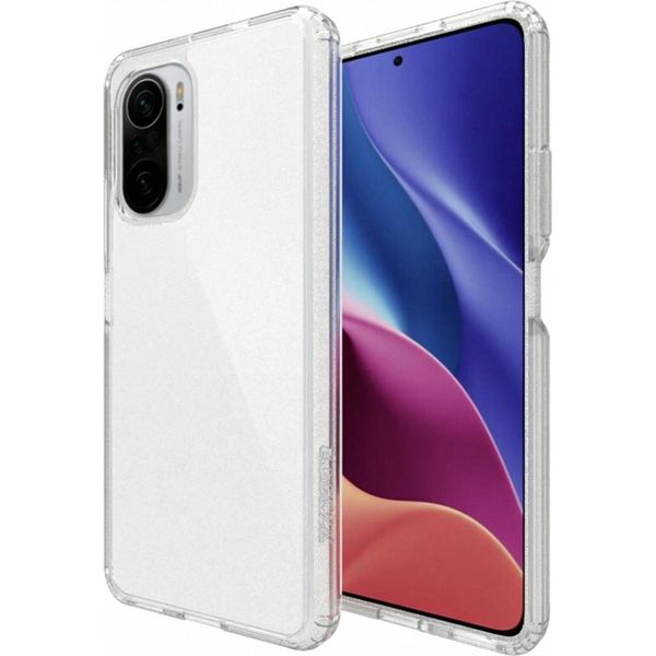 Xiaomi Poco F3 Sleeve - Plastica - Custodia Morbida Accezz/Copertina Posteriore - Trasparente-image