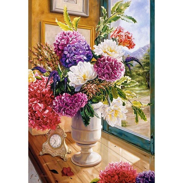 Castorland Puzzle Natura Morta Con Ortensie 1000 Pezzi-image