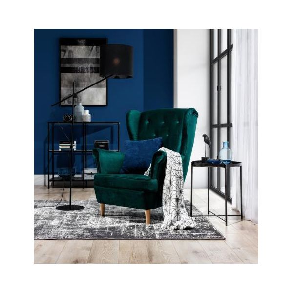 Poltrona Design Divano Divano Seduta Pelle Lounge Club Tappezzeria Lusso Orecchie Seduta Relax-image