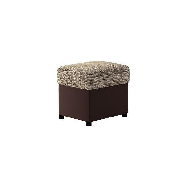 Sgabello Sgabello Imbottito Piedi Mobili Mobili Soggiorno Panche Seduta Tessile Grigio Design-image