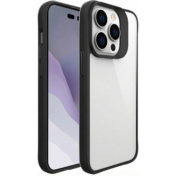 Custodia Iphone 14 Pro Max Custodia Protettiva Iphone 14 Pro Max Custodia Ibrida Robusta In Plastica Nero Imoshion-image