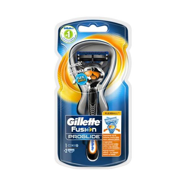 Gillette Proglide Rasoio Testina Di Ricambio Flexball 2 Pezzi-image