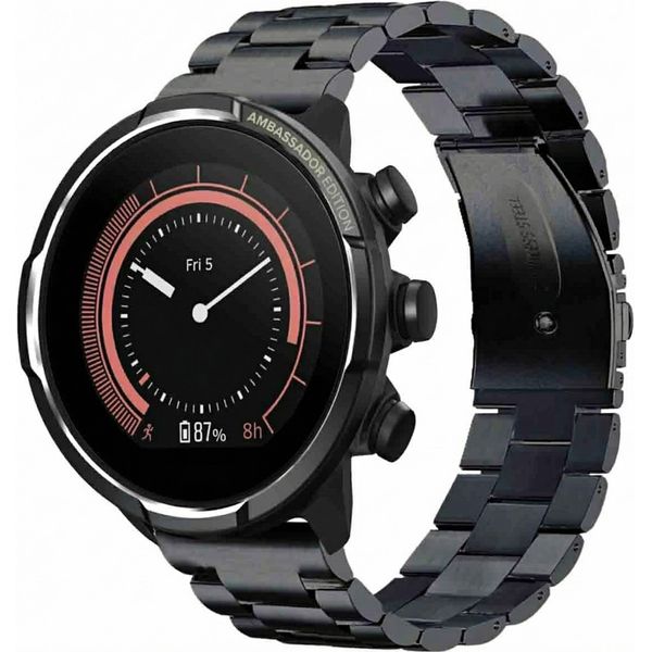 Suunto Spartan Sport Wrist Hr Baro/Suunto Spartan Sport Wrist Hr/Suunto Spartan Sport/Suunto 9 Baro/Suunto 9/Suunto 7/Sony Smartwatch 2 Band: Imoshion Stalen Bandje Vlinder-image