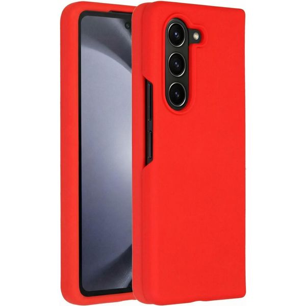 Samsung Galaxy Z Fold 5 Cover - Silicone - Custodia/Copertura Morbida Accezz - Rosso-image