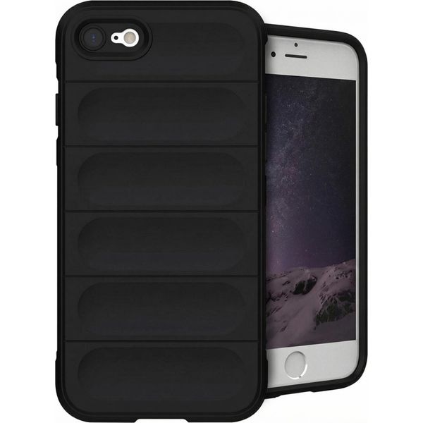 Iphone Se 2022/ Iphone Se 2020/ Iphone 8/ Iphone 7 Custodia - Silicone - Imoshion Custodia Morbida/Backcover - Nero-image