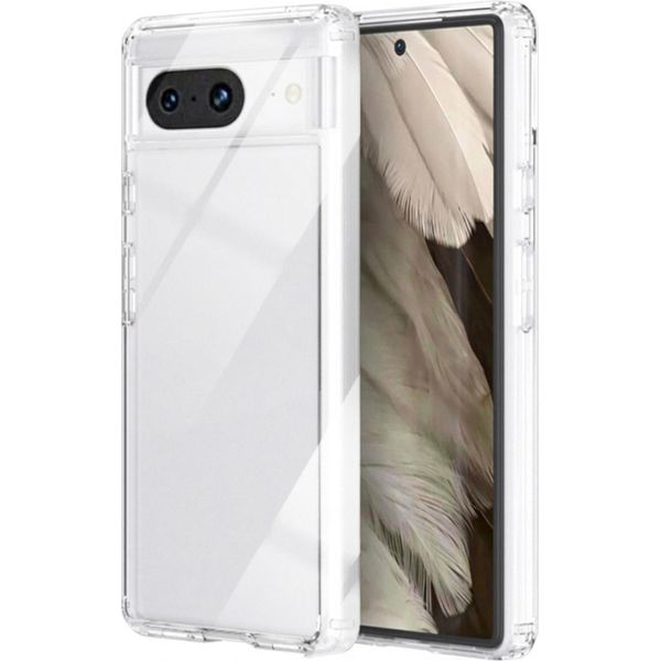 Google Pixel 8 Cover - Plastica - Custodia Morbida Accezz/Copertura Posteriore - Trasparente-image