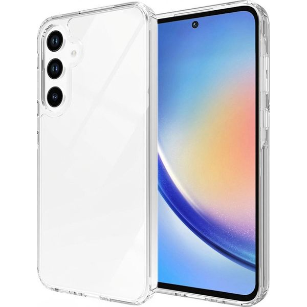 Samsung Galaxy A35 Cover - Plastica - Custodia Morbida Accezz/Copertina Posteriore - Trasparente-image