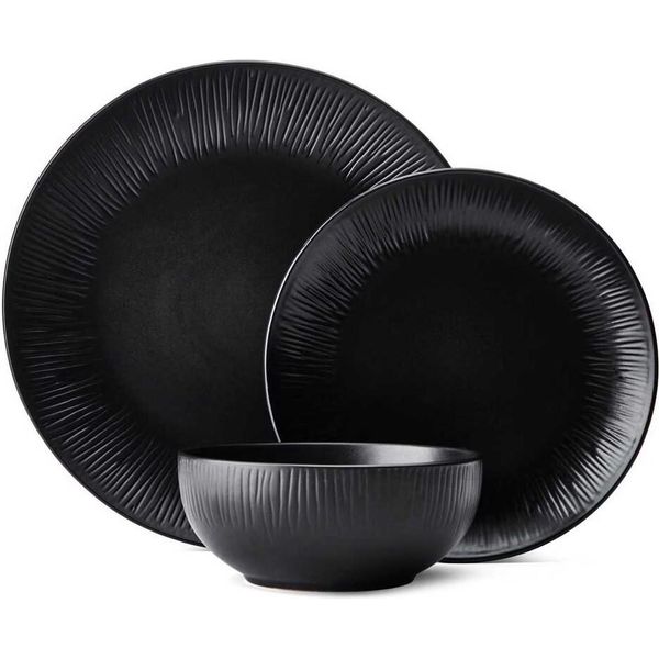 Mikasa Jardin Midnight Set Da 12 Pezzi In Gres, Confezione Regalo-image
