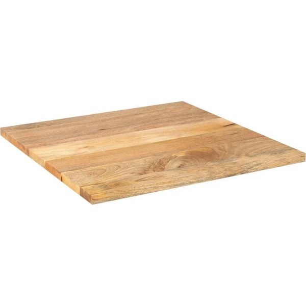 Vidaxl Piano D'appoggio 70X70X2,5 Cm Quadrato In Legno Massiccio Di Mango-image