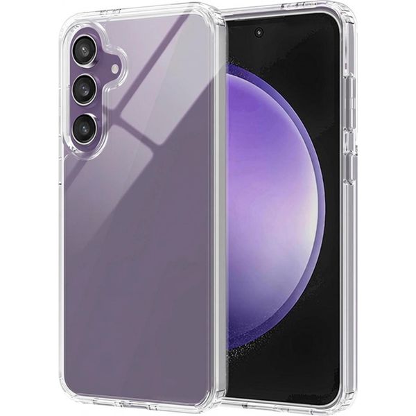 Samsung Galaxy S24 Fe Cover - Plastica - Custodia Morbida Accezz/Copertura Posteriore - Trasparente-image