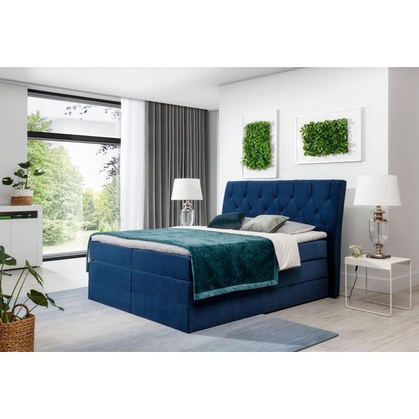 Mobili Lusso Letti Moderni Letti Imbottiti Telaio Letti Camera Da Letto Design 180X200-image