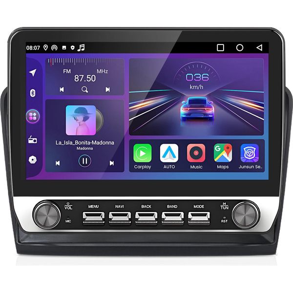 10.1" Android 15 Car Radio Carplay Per Skoda Superb Ii 2008-2015 Gps Navi Wifi Bt Dab+ Swc Usb 6+128G"-image