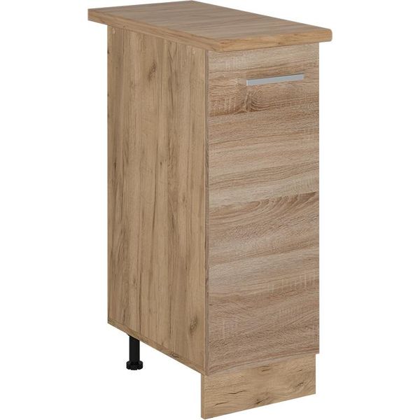 Vicco Armadio Cucina Dispensa Alto R-Line, 30 Cm , Pl Rovere, Sonoma/Quercia Dorata-image