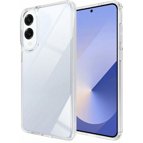Custodia Samsung Galaxy S25 Edge - Plastica - Custodia Morbida Accezz/Copertura Posteriore - Trasparente-image