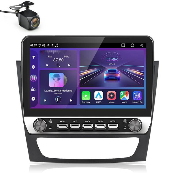 Autoradio Carplay Per Benz Classe E W211 Cls Classe W219 (2002-2008) Gps Navi Wifi 4G Bt Dab+ Swc Usb 6+128G Con Manopola Rotante 8-Core-image