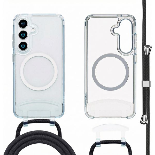 Samsung Galaxy S25/Samsung Galaxy S24 Custodia - Plastica - Imoshion Custodia Rigida/Custodia Con Cinturino/Copertura Posteriore - Trasparente-image