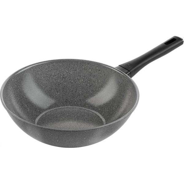 Zwilling Terreno Plus Ceramic Wok - 28 Cm Gray-image