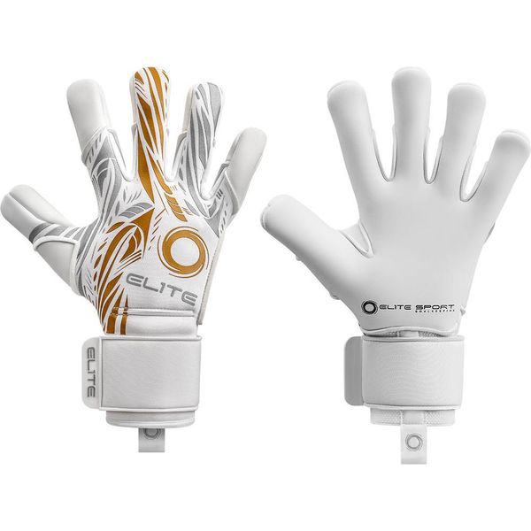 Elite Sport Nobre Real Guanti Da Portiere - Bianco / Oro | Taglia: 8-image