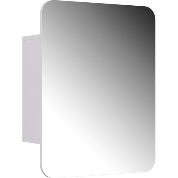 Vicco Specchio Contenitore Bagno Zino, 65 X 50 Cm Con Ripiani, Bianco-image