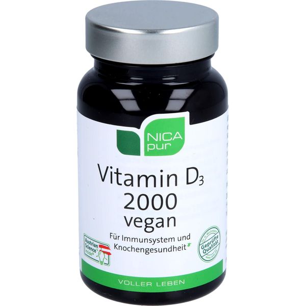Nicapur Vitamina D3 2000 Capsule Vegane 60 Capsule-image